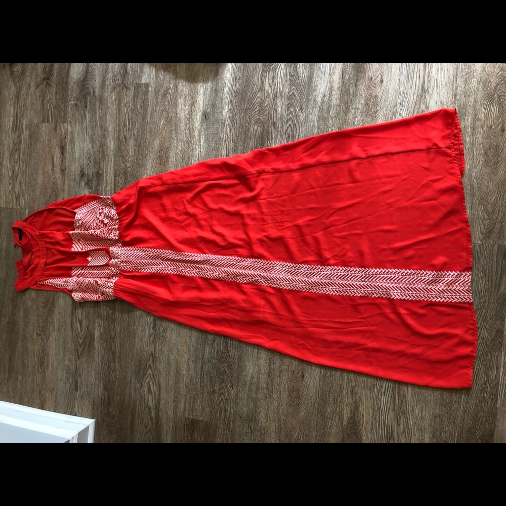 Coral Maxi Dress